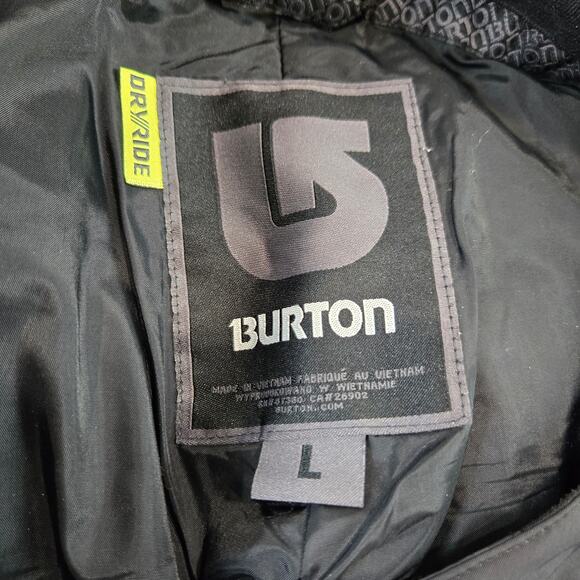 Burton Society Snowboarding Pants Womens Black Dry Ride Large Utility Outdoors - Picture 5 of 7